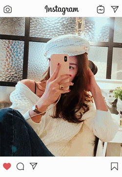 [수입] selfie♥ 진주트위디 홀리유 헌팅캡